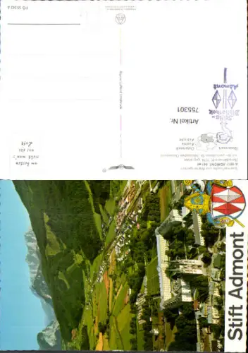 755301 Stift Admont Bez. Liezen Alpine Luftbild Fliegeraufnahme