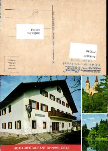 755310 Mariatrost Maria Trost Graz Hotel Restaurant Ohnime