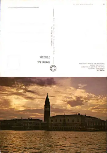 755320 Venezia Romantischer Sonnenuntergang Metropolitan City of Venice Italy