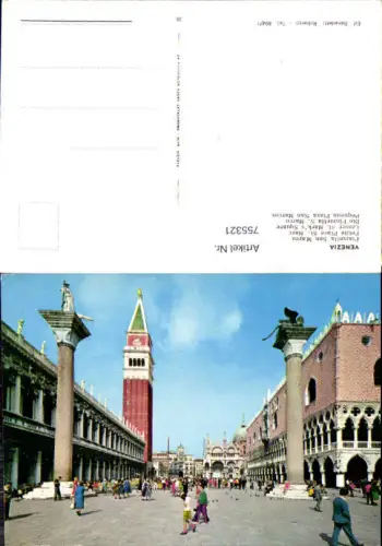 755321 Venedig Piazzetta San Marco Metropolitanstadt Venedig Italy