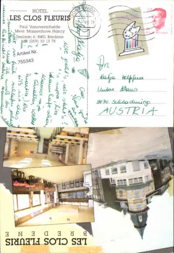 755343 Bredene Hotel Les Clos Fleuris Arr. Oostende Belgium 1994