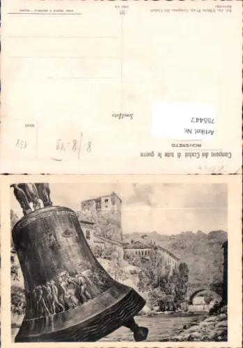 755447 Rovereto Campana dei Caduti Trentino Italy 1949 Glocke