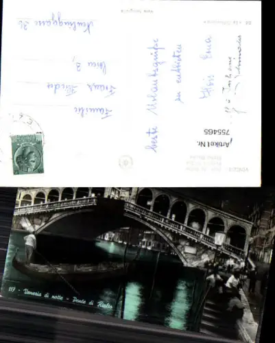 755465 Venedig Ponte di Rialto Metropolitanstadt Venedig Italy