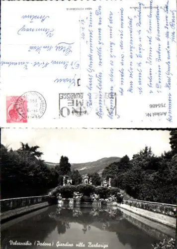 755486 Valsanzibio Padova Giardino villa Barbarigo Provinz Padua Italy 1957