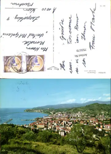 755579 Imperia Panorama Provinz Imperia Italy 1976