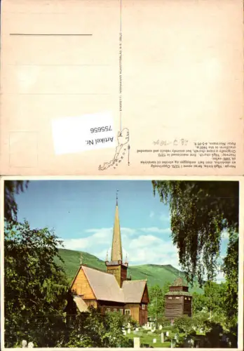 755656 Vågå kirke Innlandet Norway 1992