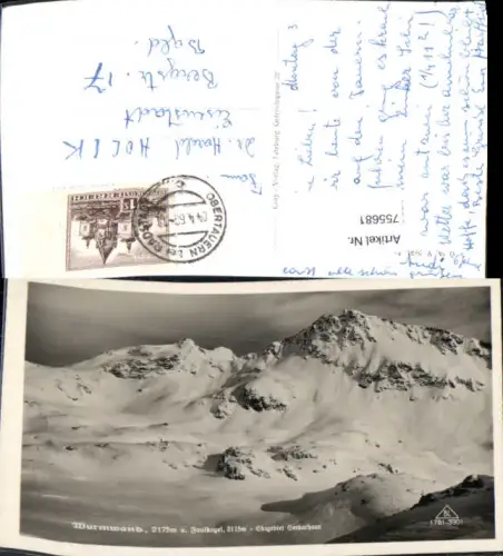 755681 Obertauern Wurmwand Faulkogel Seekarhaus Bez. St. Johann im Pongau 1963