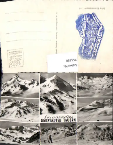 755686 Radstadt Obertauern Radstädter Tauern Römerhütte Bez. St. Johann im Pongau