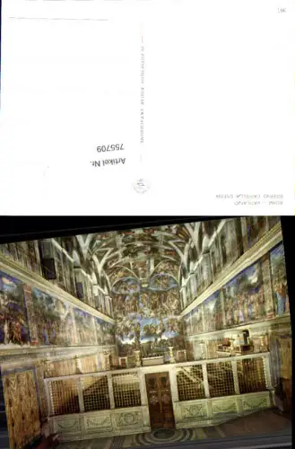 755709 Rom Vatikanstadt Sixtinische Kapelle Vatican City
