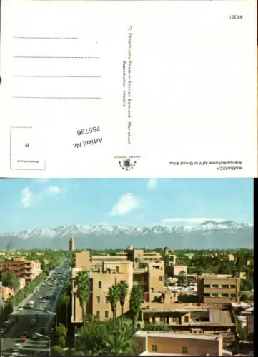 755736 Marrakech Avenue Mohammed V et Grand Atlas Prefecture Marrakech Morocco