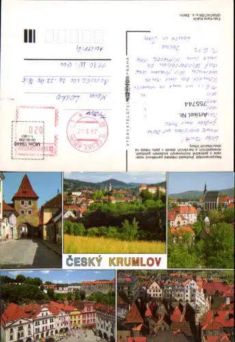 755744 Český Krumlov Krumau Czech Republic 1992