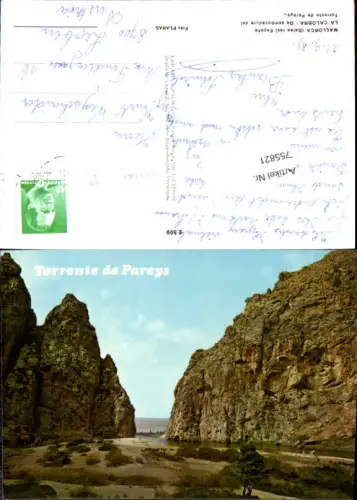 755821 La Calobra Torrente de Pareys Mallorca Spain 1989