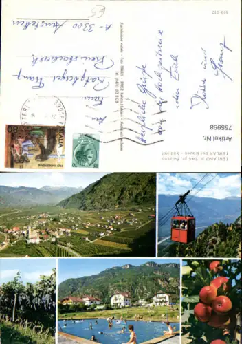755998 Terlan Terlano pr. Bolzano Südtirol Italy 1990 Seilbahn