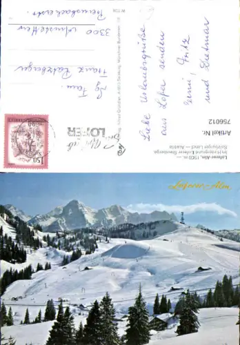 756012 Lofer Loferer Alm Loferer Steinberge Bez. Zell am See 1990