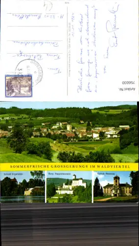 756030 Grossgerungs Engelstein Rappottenstein Rosenau im Waldviertel Bez. Zwettl 1984