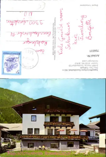756031 Rauris Jugendferienheim Sonnblickhof Bez. Zell am See 1995