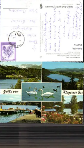 756039 Klopeiner See Klopeinersee Ebendorf Bez. Völkermarkt