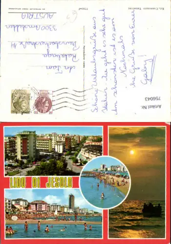 756043 Lido di Jesolo Metropolitanstadt Venedig Italy 1974