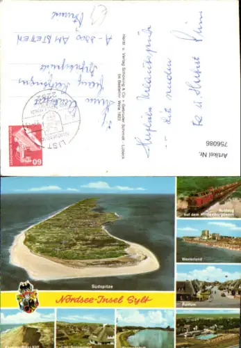 756086 Nordsee-Insel Sylt Westerland Rantum Kampen List Wenningstedt LK Nordfriesland