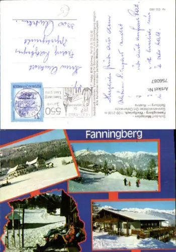 756087 Fanningberg Mariapfarr Lungau Bez. Tamsweg 1983