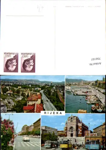 756107 Rijeka Primorje-Gorski Kotar County Bus Autobus Croatia