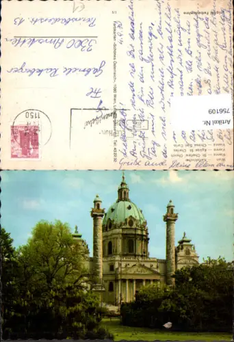 756109 Wien Karlskirche Wien 1973