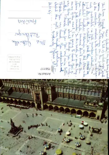 756117 Kraków Tuchhallen Kraków Poland 1967 Krakau
