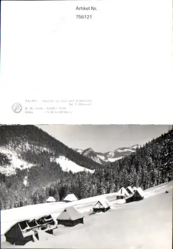 756121 Tatry Szałasy na Hali pod Kominami Powiat tatrzański Poland 1954