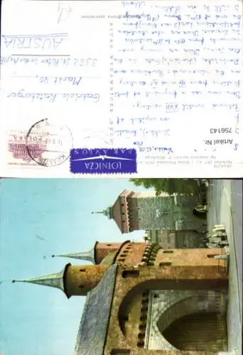 756143 Kraków Barbakan Kraków Poland 1958 Krakau