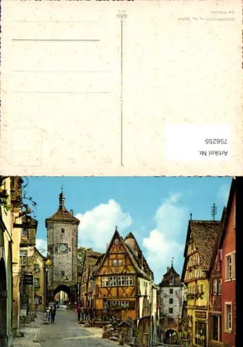 756255 Rothenburg ob der Tauber Am Plönlein LK Ansbach