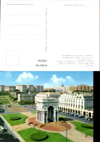 756256 Genova Piazza della Vittoria Città metropolitana di Genova Italy