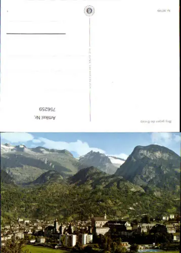 756259 Brig gegen die Belalp Bez. Brig Switzerland