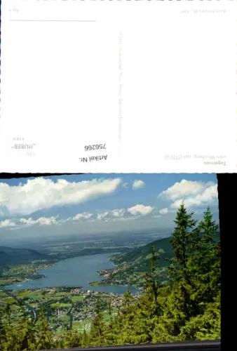 756266 Tegernsee vom Wallberg aus LK Miesbach