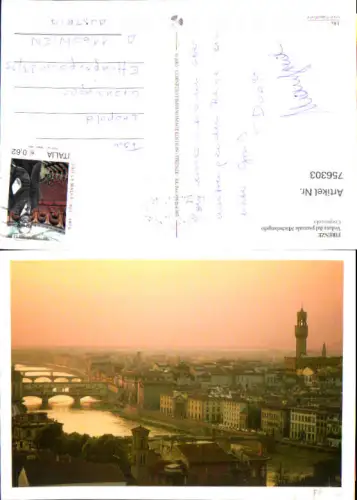 756303 Firenze Veduta dal piazzale Michelangelo Metropolitanstadt Florenz Italy 2000