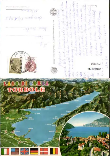 756304 Lago di Garda Torbole Provinz Trient Italy 1979 Gardasee