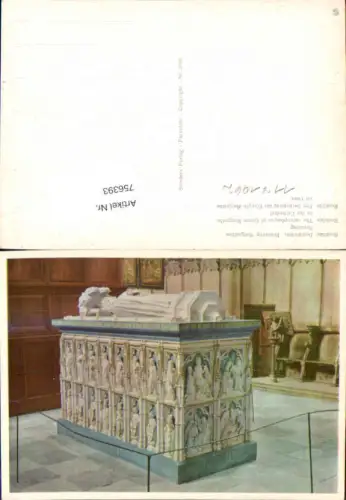 756393 Roskilde Domkirken, Sarkophag der Königin Margrethe Roskilde Kommune Denmark 1962
