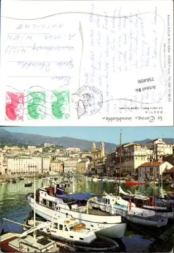 756409 Bastia Le vieux Port Eglise St-Jean Haute-Corse France 1983