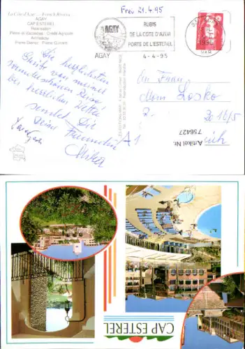 756427 Agay Cap Esterel Département Var France 1995