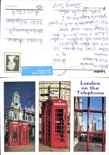 756523 London Greater Telefonzelle Telephone England