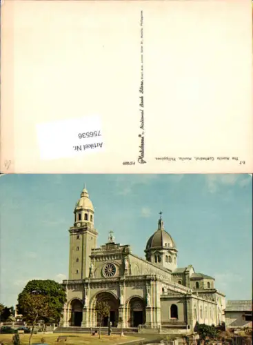 756536 Manila The Manila Cathedral City of Manila Philippines