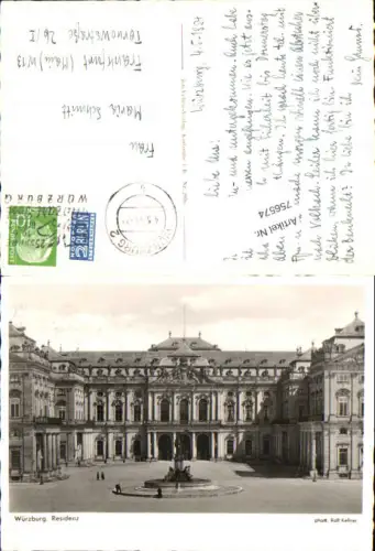 756574 Würzburg Residenz LK Würzburg 1934