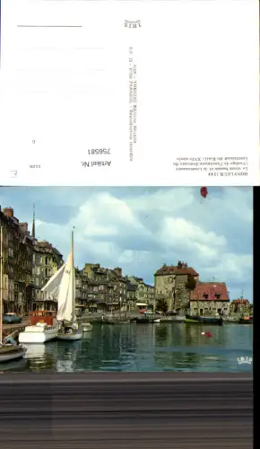 756581 Honfleur Le vieux bassin et la Lieutenance Calvados France