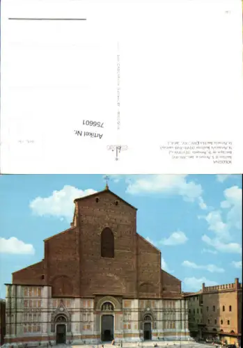 756601 Bologna Basilica di S. Petronio Metropolitan City of Bologna Italy