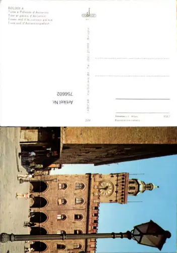 756602 Bologna Torre e Palazzo d'Accursio Metropolitan City of Bologna Italy