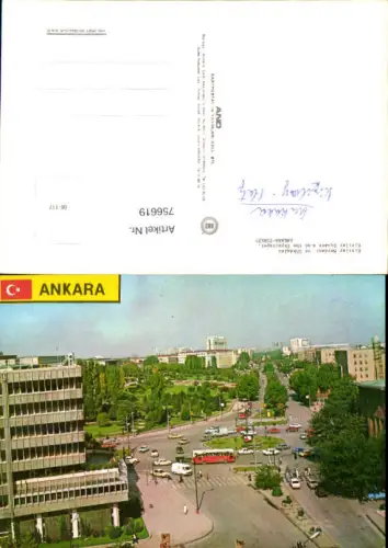 756619 Ankara, Kizilay Meydani ve Gökdelen District Ankara Turkey 1967