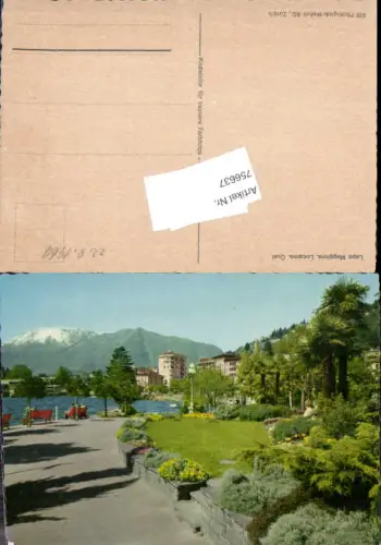756637 Locarno, Lago Maggiore, Quai Bez. Locarno Switzerland 1969