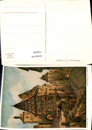 756648 Ludwig Mößler Rothenburg ob der Tauber Plönlein LK Ansbach