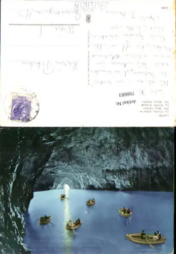 756683 Capri La Grotta Azzurra Metropolitan City of Naples Italy Grotte