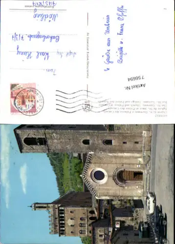 756694 Gubbio Chiesa di S. Giovanni e Palazzo dei Consoli Province of Perugia Italy 1982
