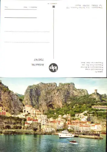 756747 Amalfi Panorama dal mare Province of Salerno Italy
